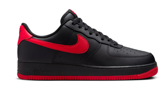 Nike Air Force 1 '07 'Black/Red'