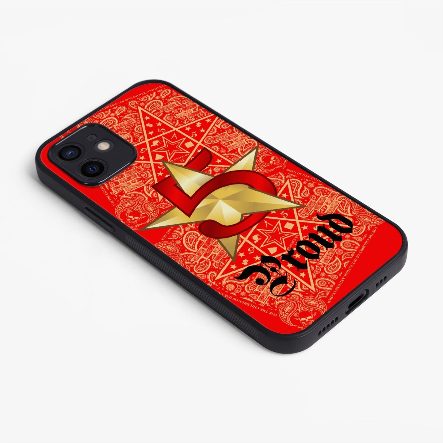 Logo & Bandana iPhone 12 Phone Case