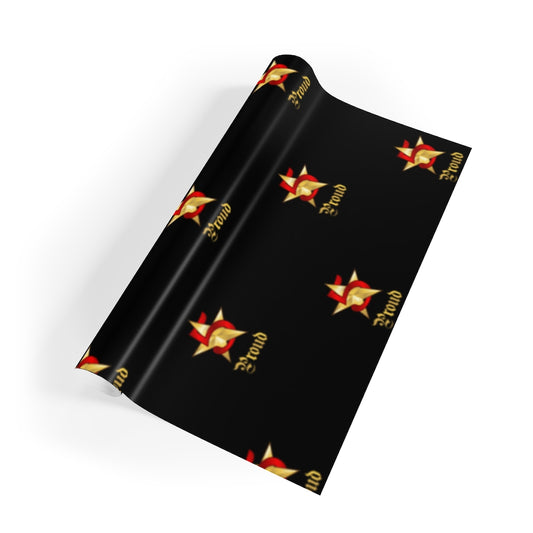 Large 5Star Logo Gift Wrapping Paper Rolls, 1pc