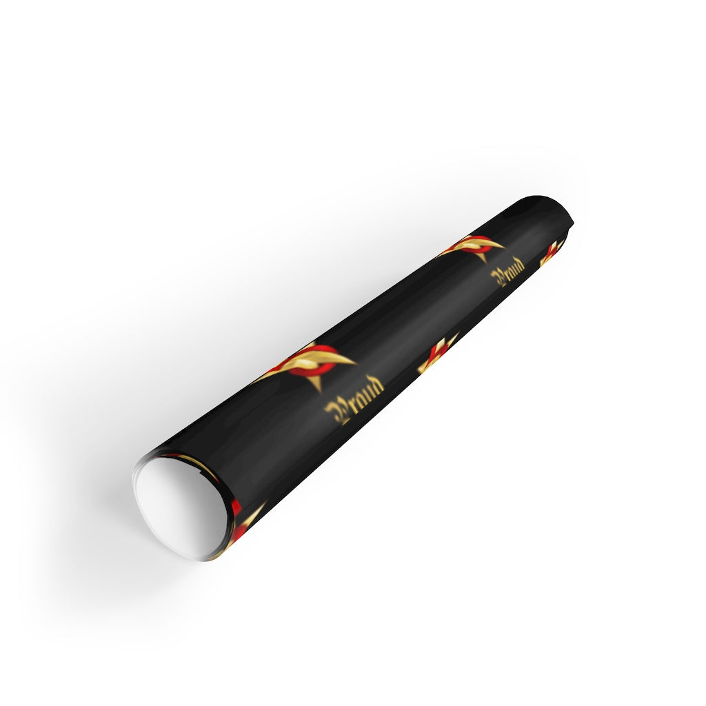 Large 5Star Logo Gift Wrapping Paper Rolls, 1pc